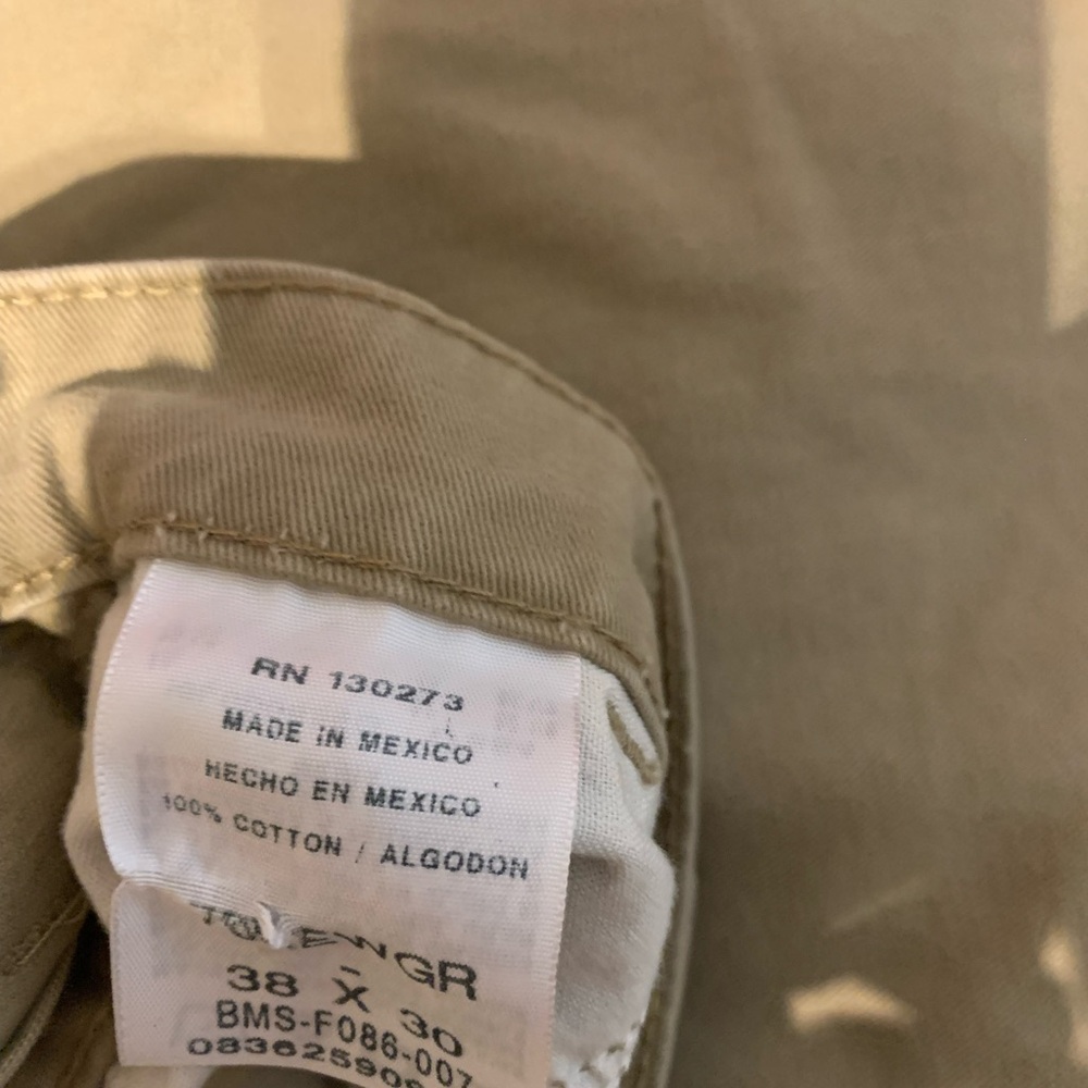 Men's Tan Cotton Pants